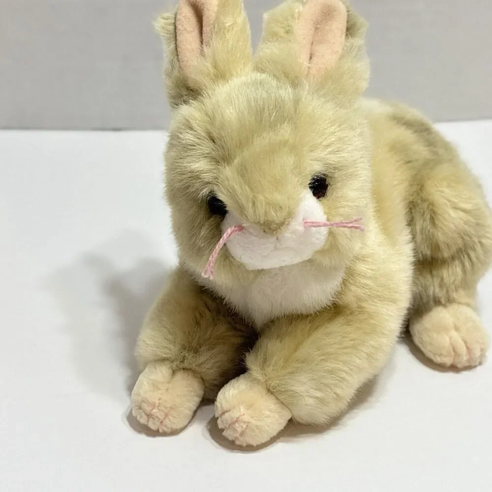 TY 2004 Beanie Baby BINSKY THE SOFT TAN BUNNY RABBIT 7